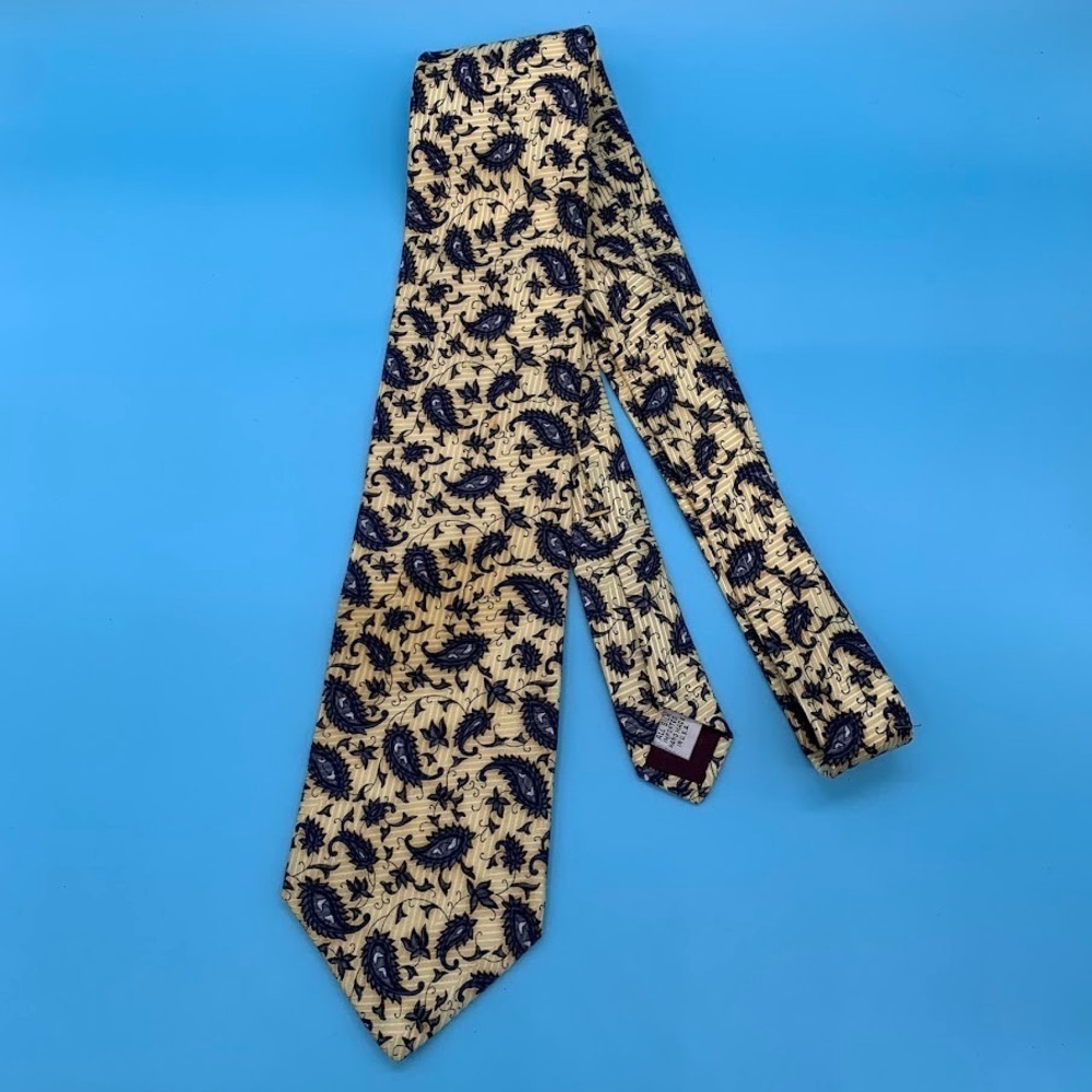 XMI For Nordstrom Hand Sewn All Silk Paisley Men's Classic Neck Tie